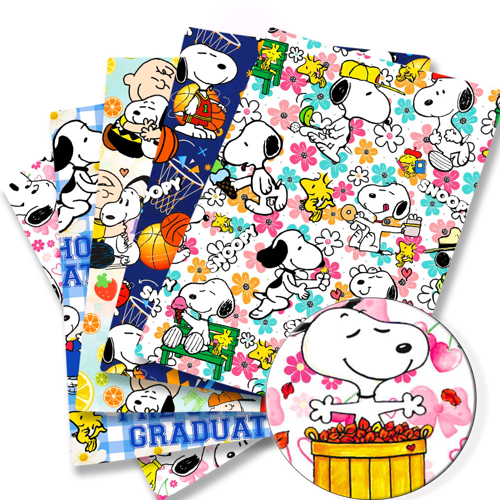 Home Textiles Curtains - TAKARA TOMY Snoopy Stoff, 140 x