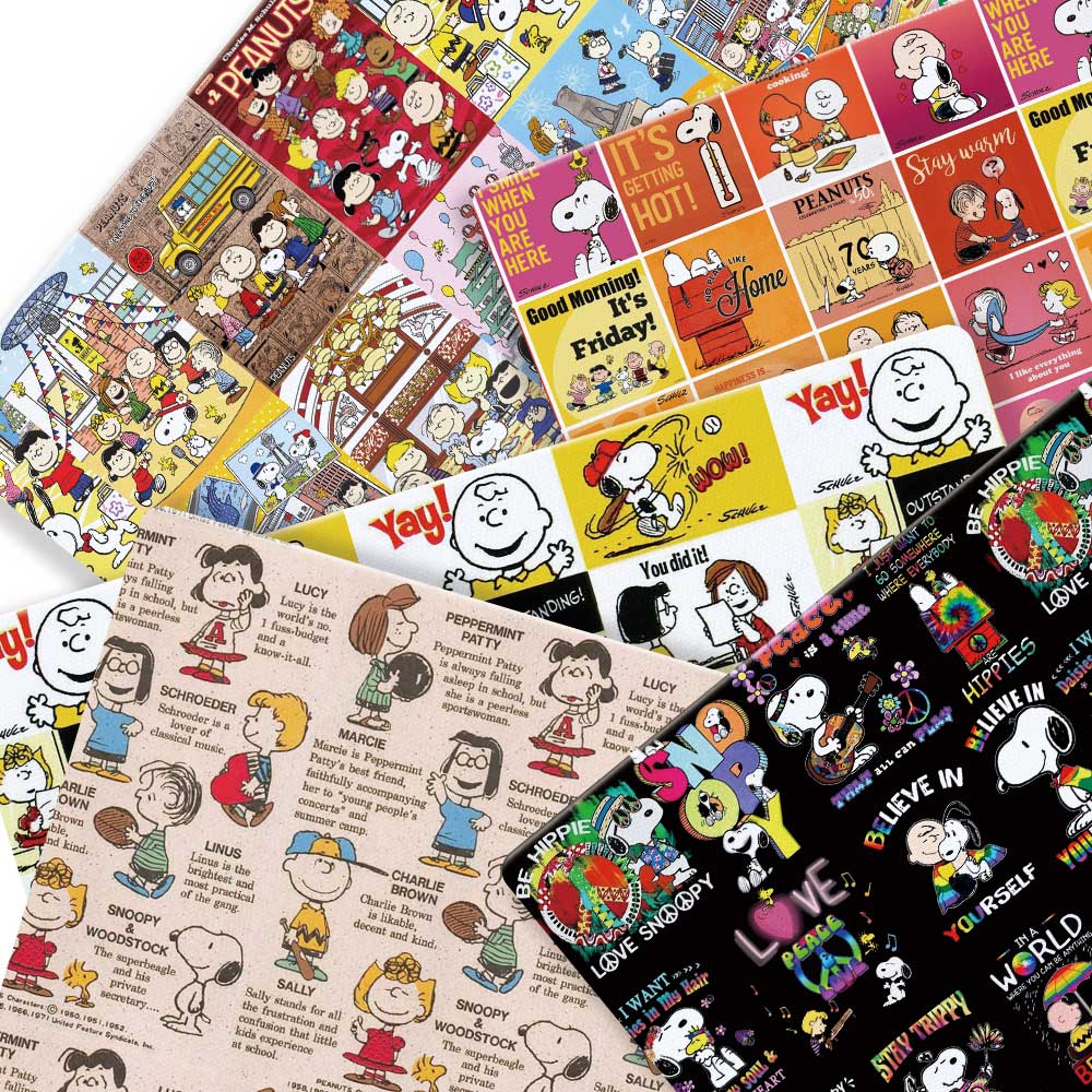 Home Textiles Curtains - TAKARA TOMY Snoopy Stoff, 140 x
