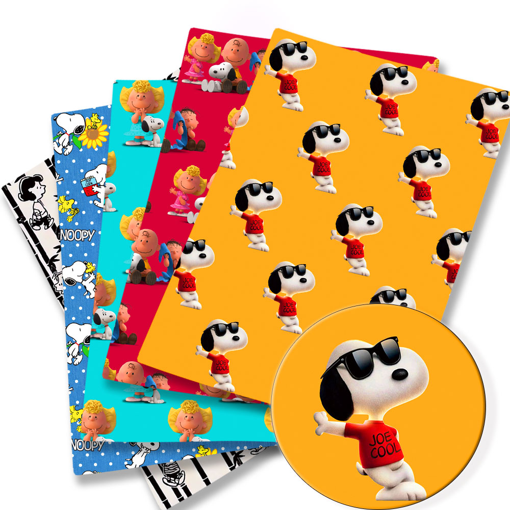 Home Textiles Curtains - TAKARA TOMY Snoopy Stoff, 140 x