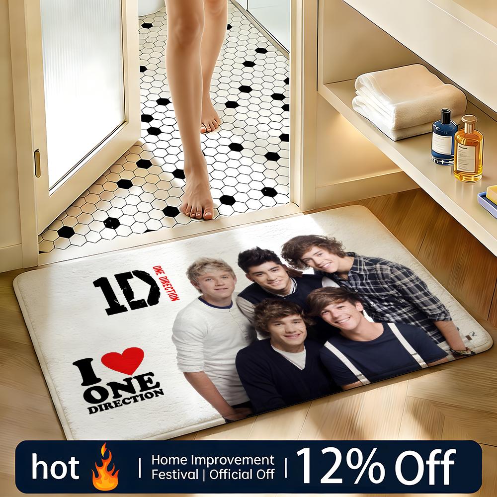 Home Textiles Direct - Weicher, saugfähiger, rutschfester Teppich, One Direction-Fußmatte,