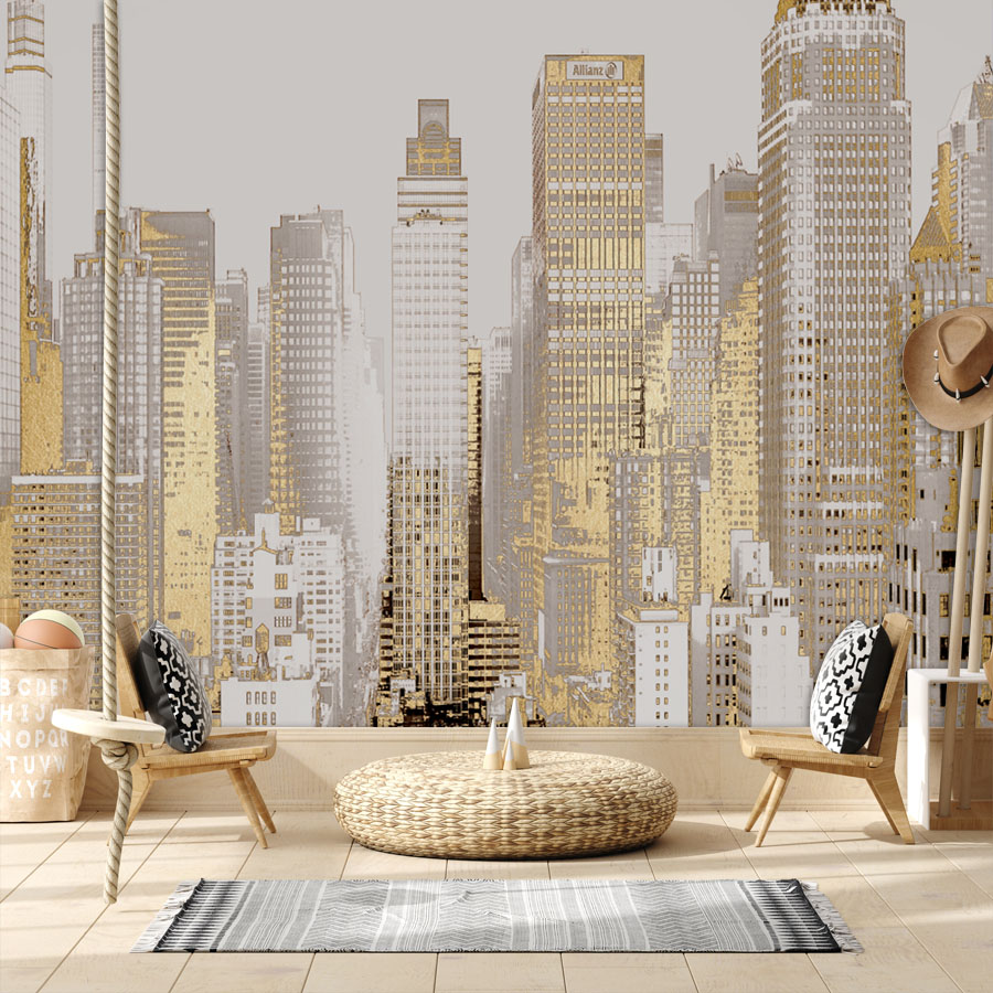 Home Textiles City - Moderne benutzerdefinierte Tapete zum Abziehen und