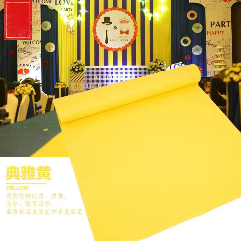 Gelber Einwegteppich für die B – Home Textiles Exhibition Bewertung und Preis