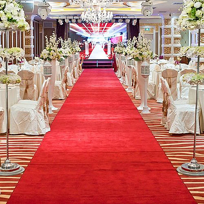 Roter Hochzeitsteppich aus dic – Home Textiles Exhibition Bewertung und Preis