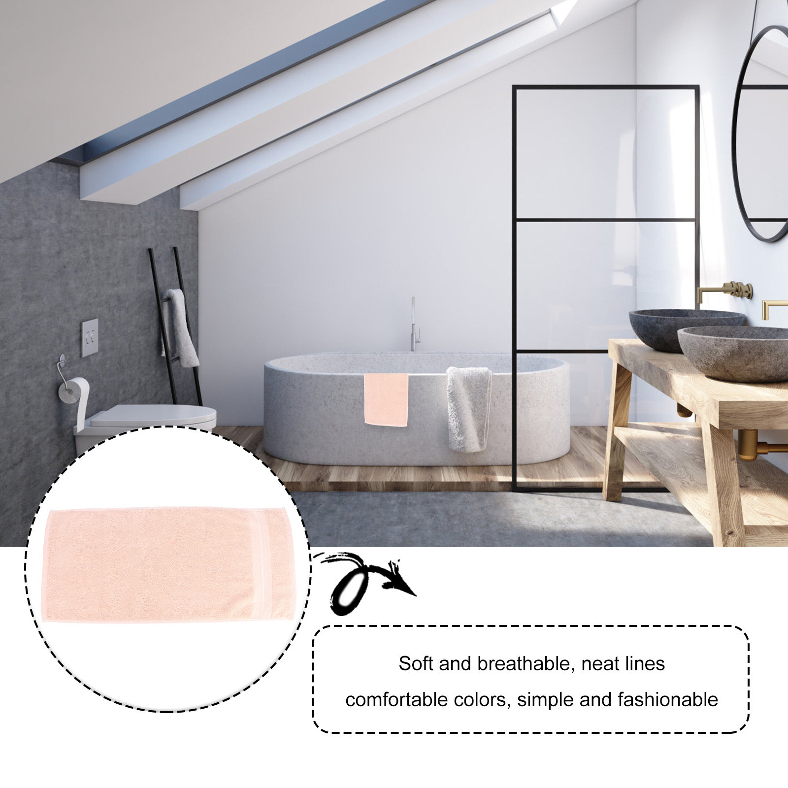 1 Stück Baumwoll-Gesichtstuch  – Home Textiles In Pakistan Bewertung und Preis