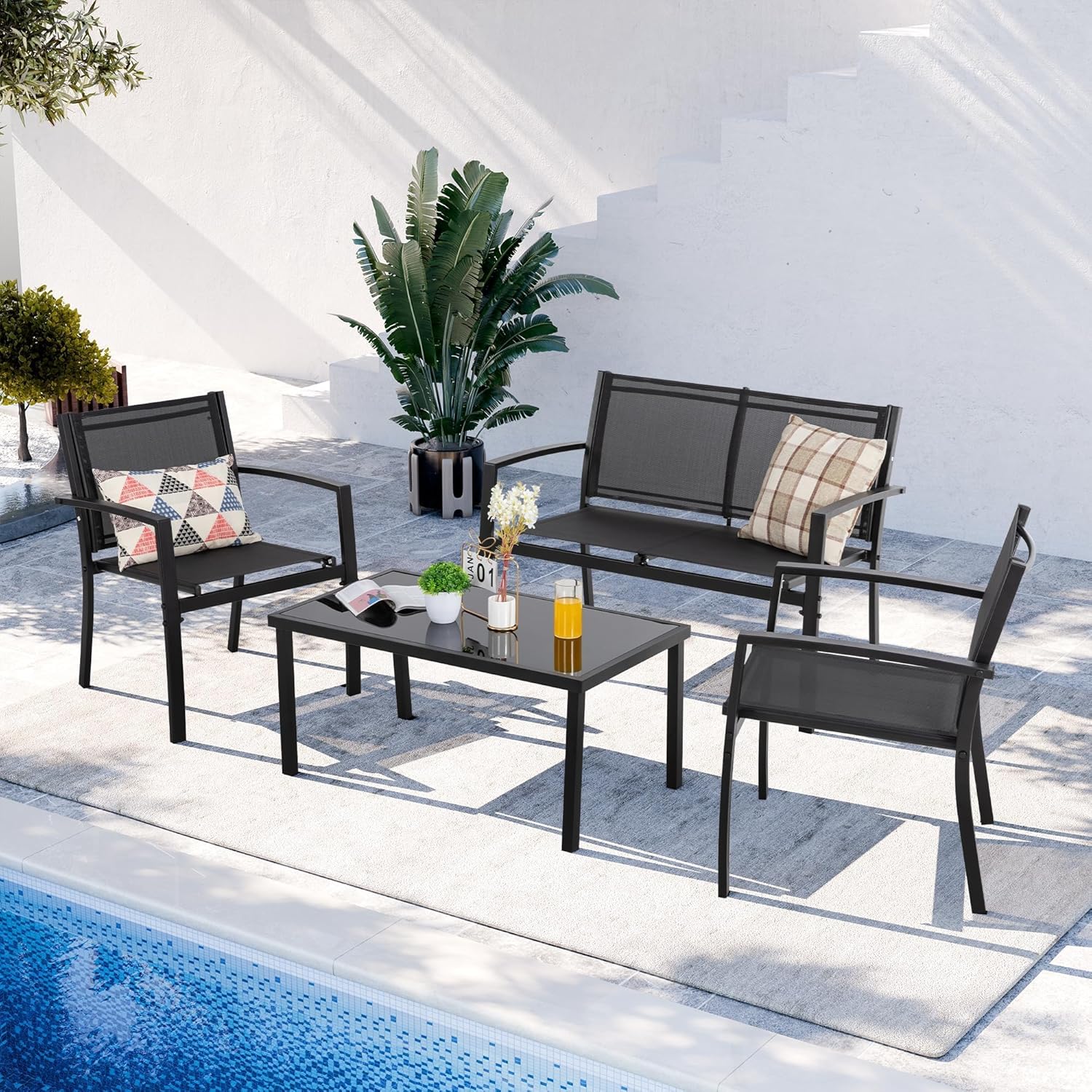 Schwarzes Allwetter-Textilgewe – Home Textiles Fabric Bewertung und Preis