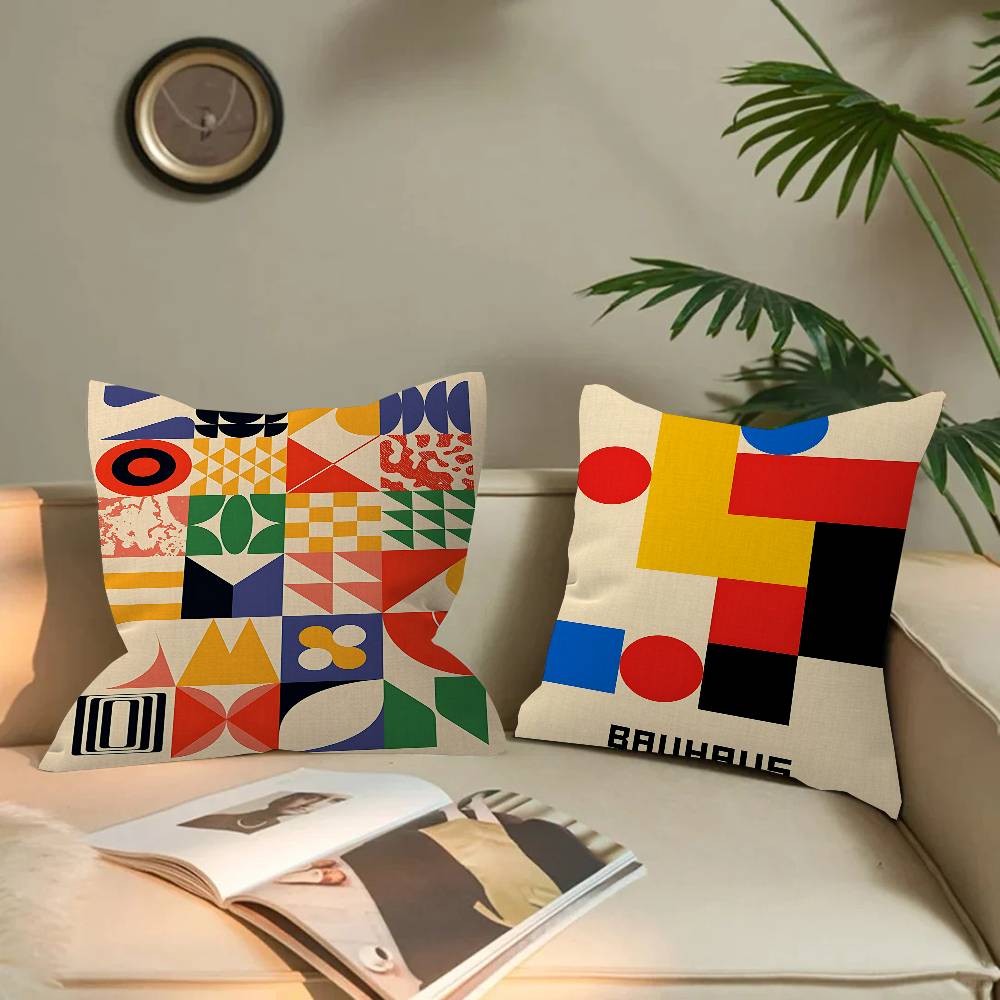 Abstrakter Bauhaus-Ausstellung – Home Textiles Exhibition Bewertung und Preis